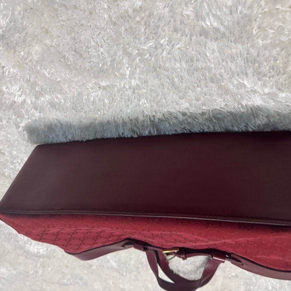 Gucci Belted leather/canvas medium Tote - Picture 5 of 14